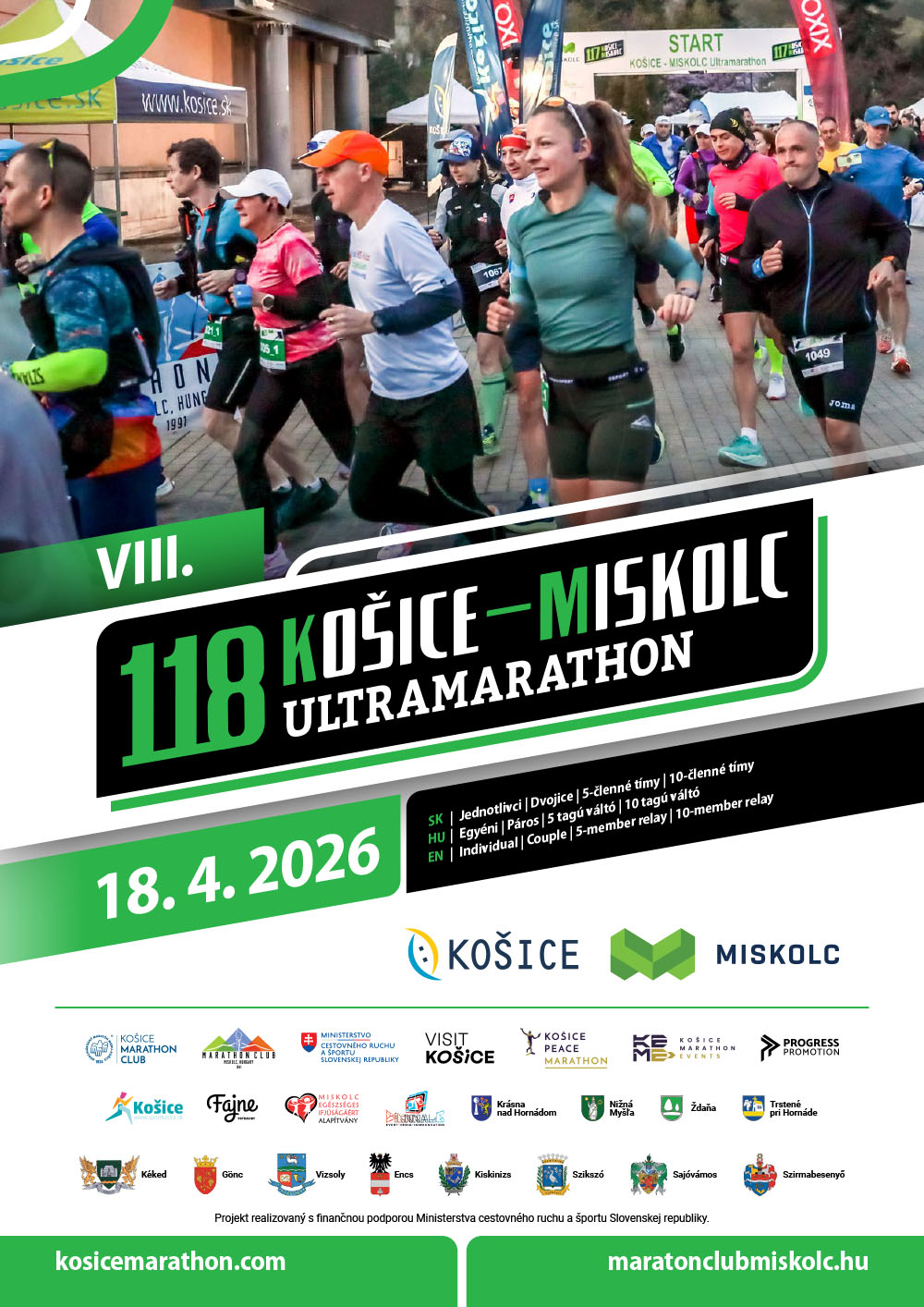 KOSICE MISKOLC Ultramarathon